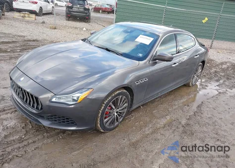 2018 Maserati Quattroporte S Q4 из США, поврежденный, VIN ZAM56YRA2J1295009